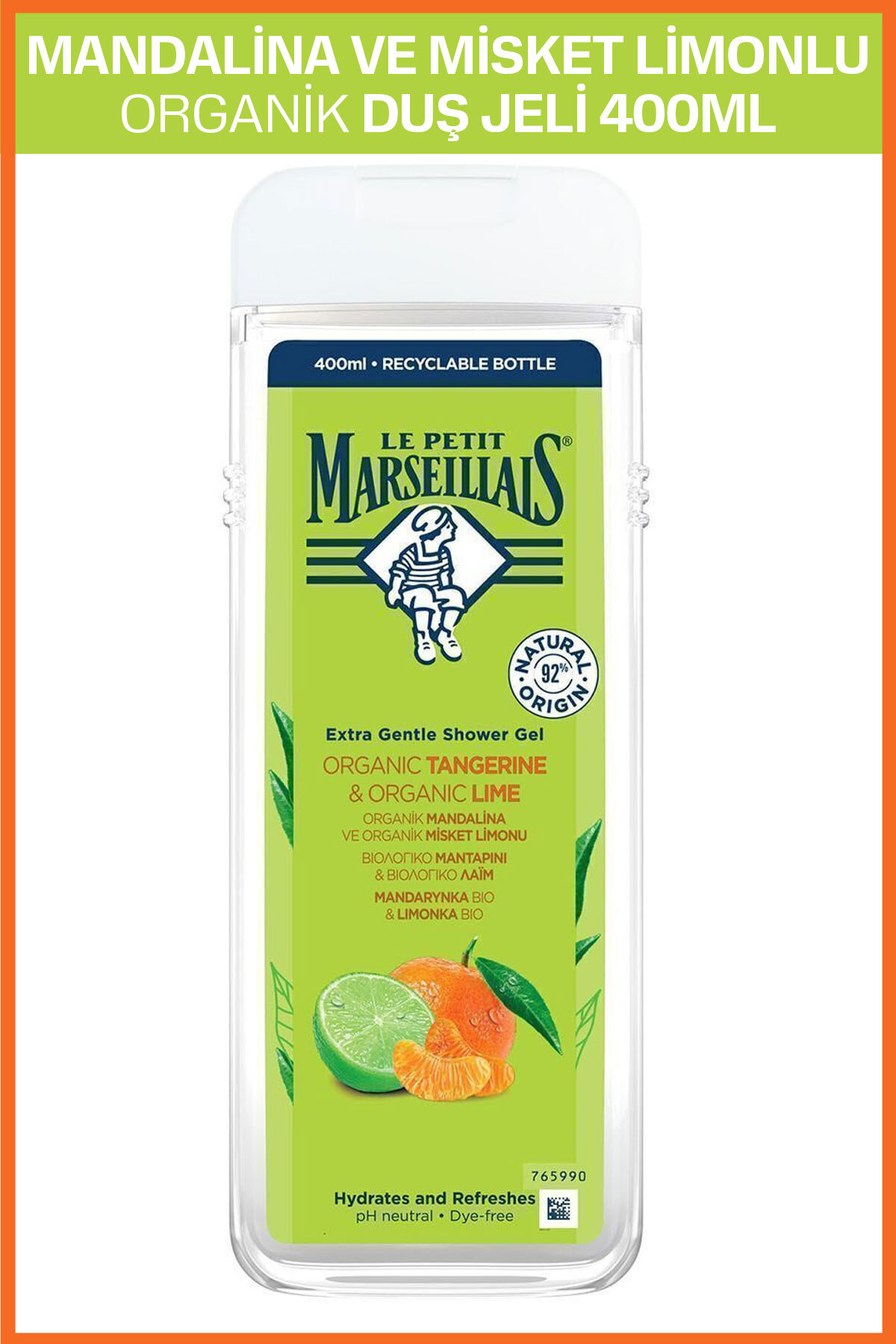 LE PETİT MARSEİLLAİS MANDALİNA LİMON DUŞ JELİ 400 ML-