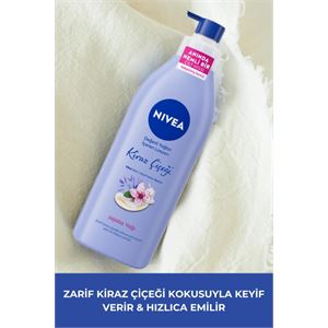 NİVEA LOSYON DEĞERLİ YAĞLAR KİRAZ ÇİÇEĞİ NEMLENDİRİCİ 400ML-