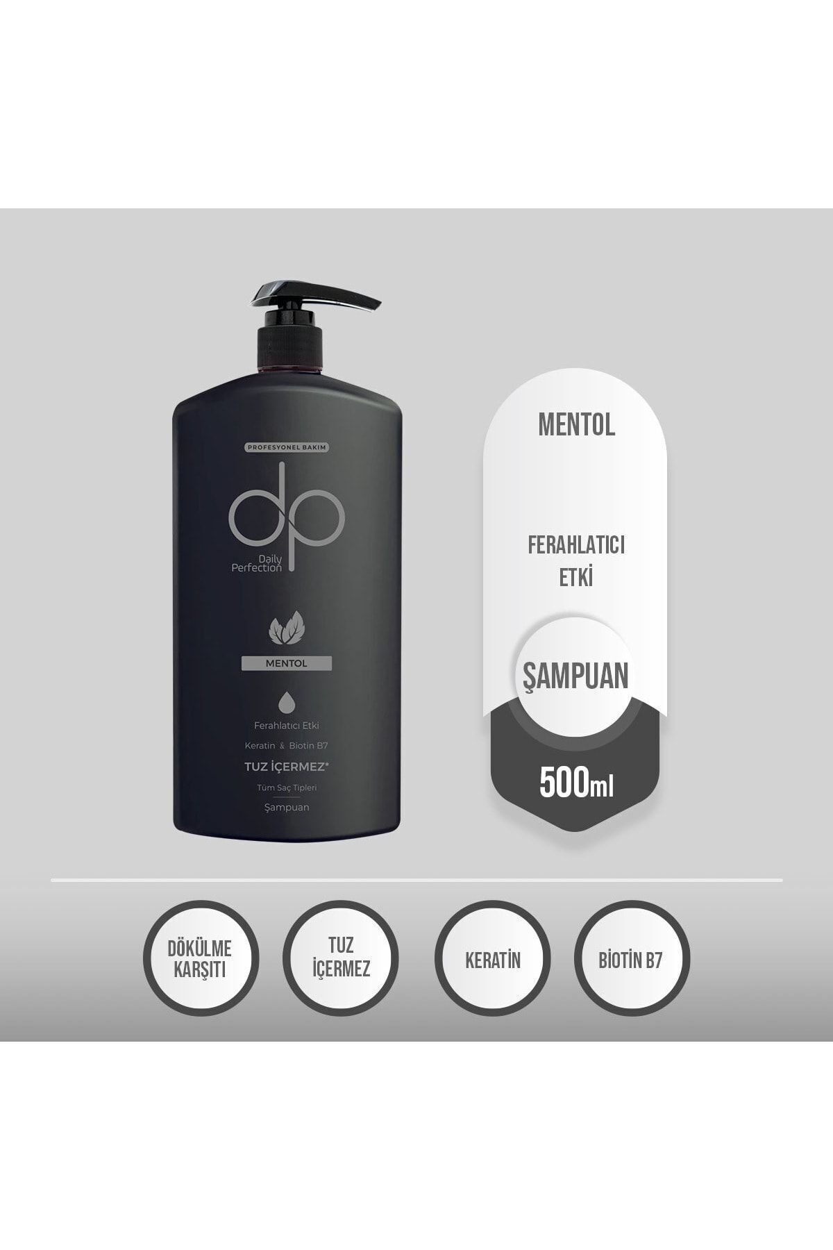 DAİLY PERFECTİON MENTOL ŞAMPUAN 500ML-