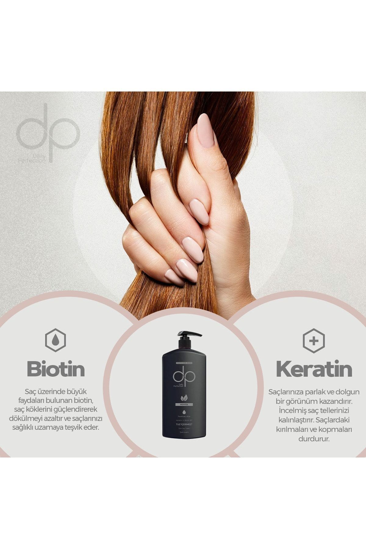 DAİLY PERFECTİON MENTOL ŞAMPUAN 500ML-