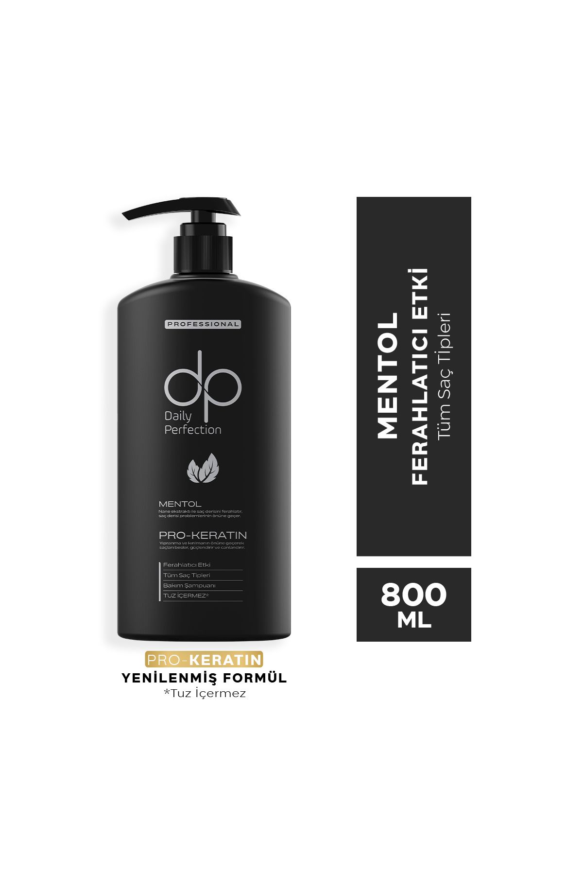 DAİLY ERKEKLERE ÖZEL MENTOL FERAH ŞAMPUAN 800ML-