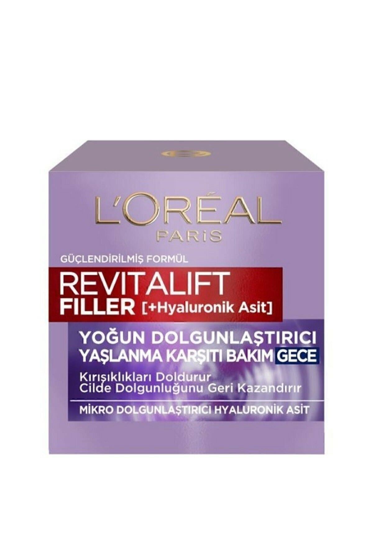 LOREAL PARİS REVITALIFT FILLER GECE KREMI 50ML-