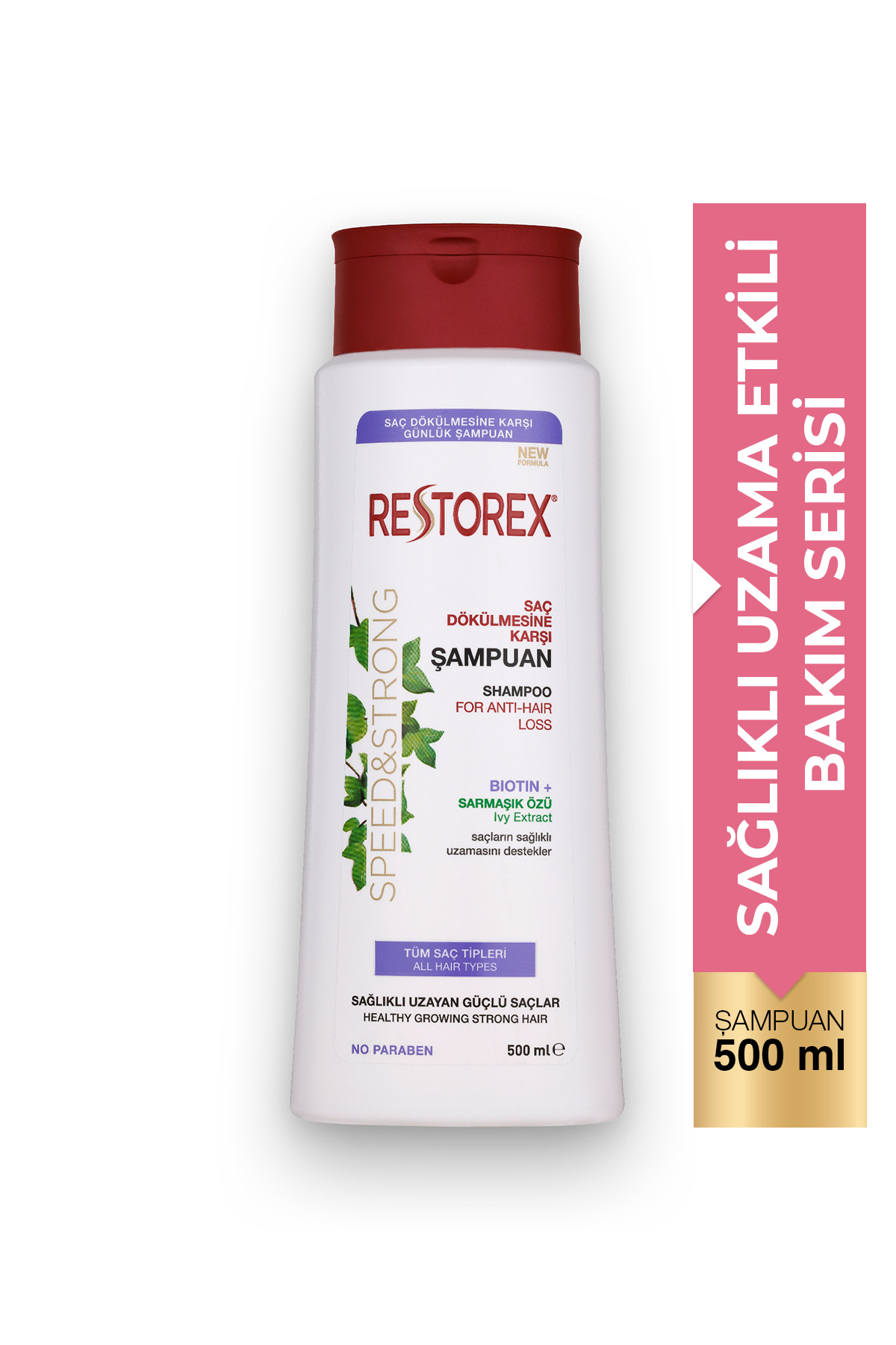 RESTOREX  SAÇ DÖKÜLMESİNE KARŞI ŞAMPUAN 500 ML-