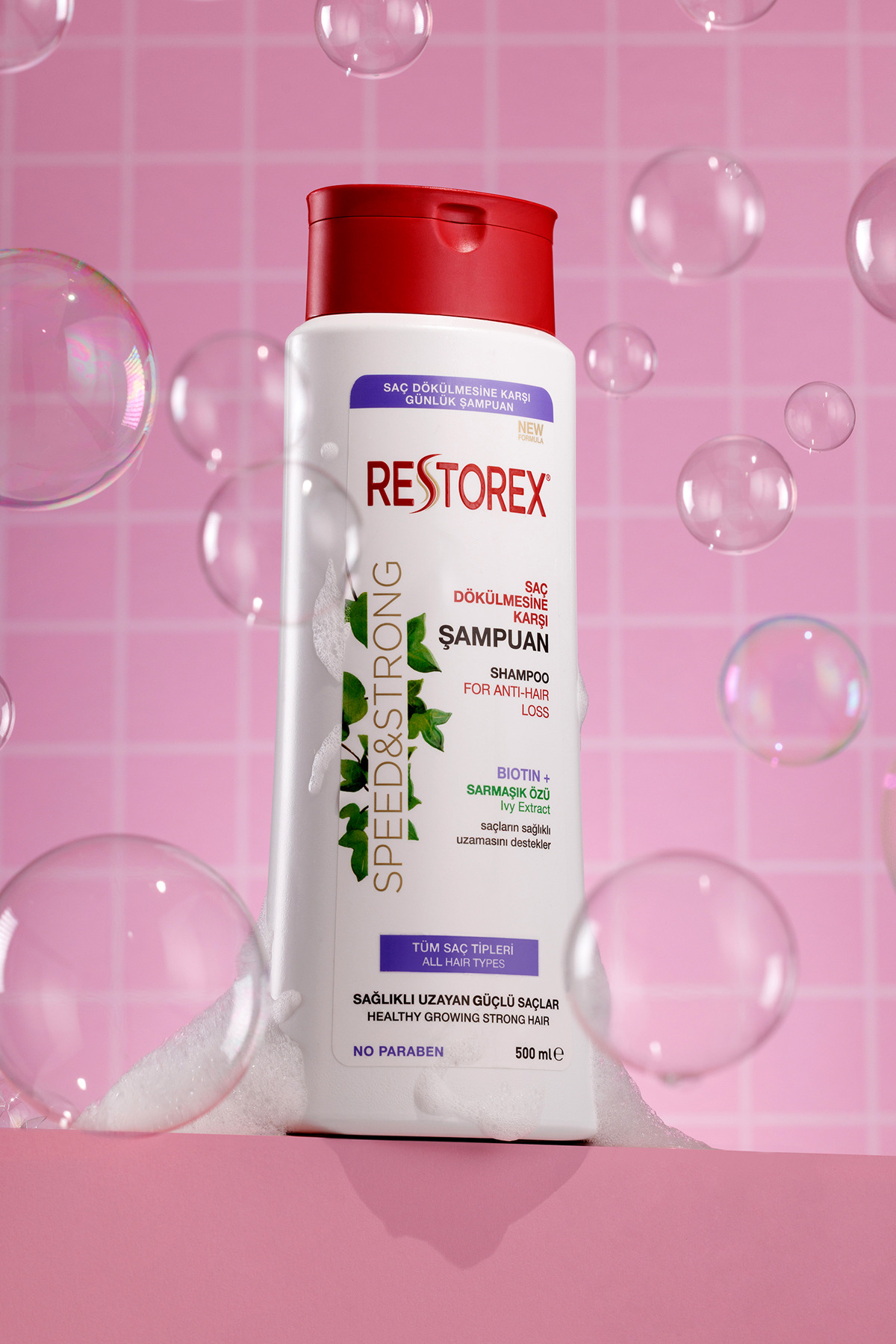 RESTOREX  SAÇ DÖKÜLMESİNE KARŞI ŞAMPUAN 500 ML-