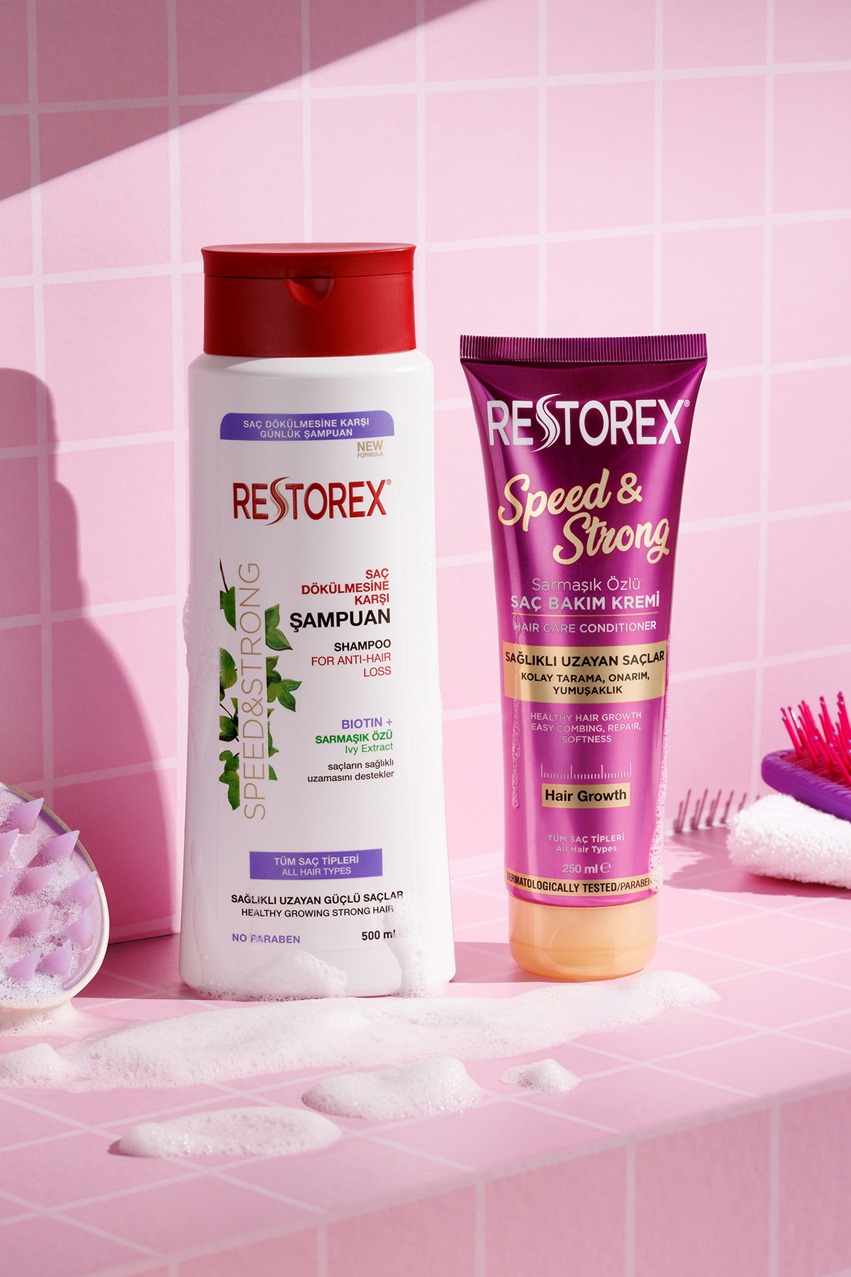 RESTOREX  SAÇ DÖKÜLMESİNE KARŞI ŞAMPUAN 500 ML-