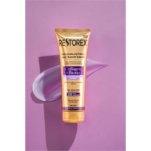 RESTOREX DOLGUNLAŞTIRICI SAÇ BAKIM KREMİ COLLAGEN 250ML-