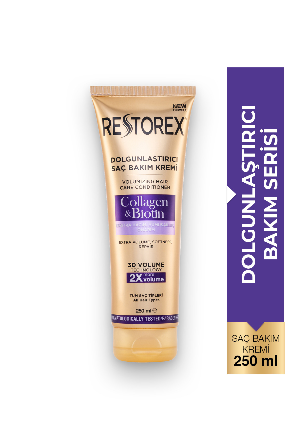 RESTOREX DOLGUNLAŞTIRICI SAÇ BAKIM KREMİ COLLAGEN 250ML-