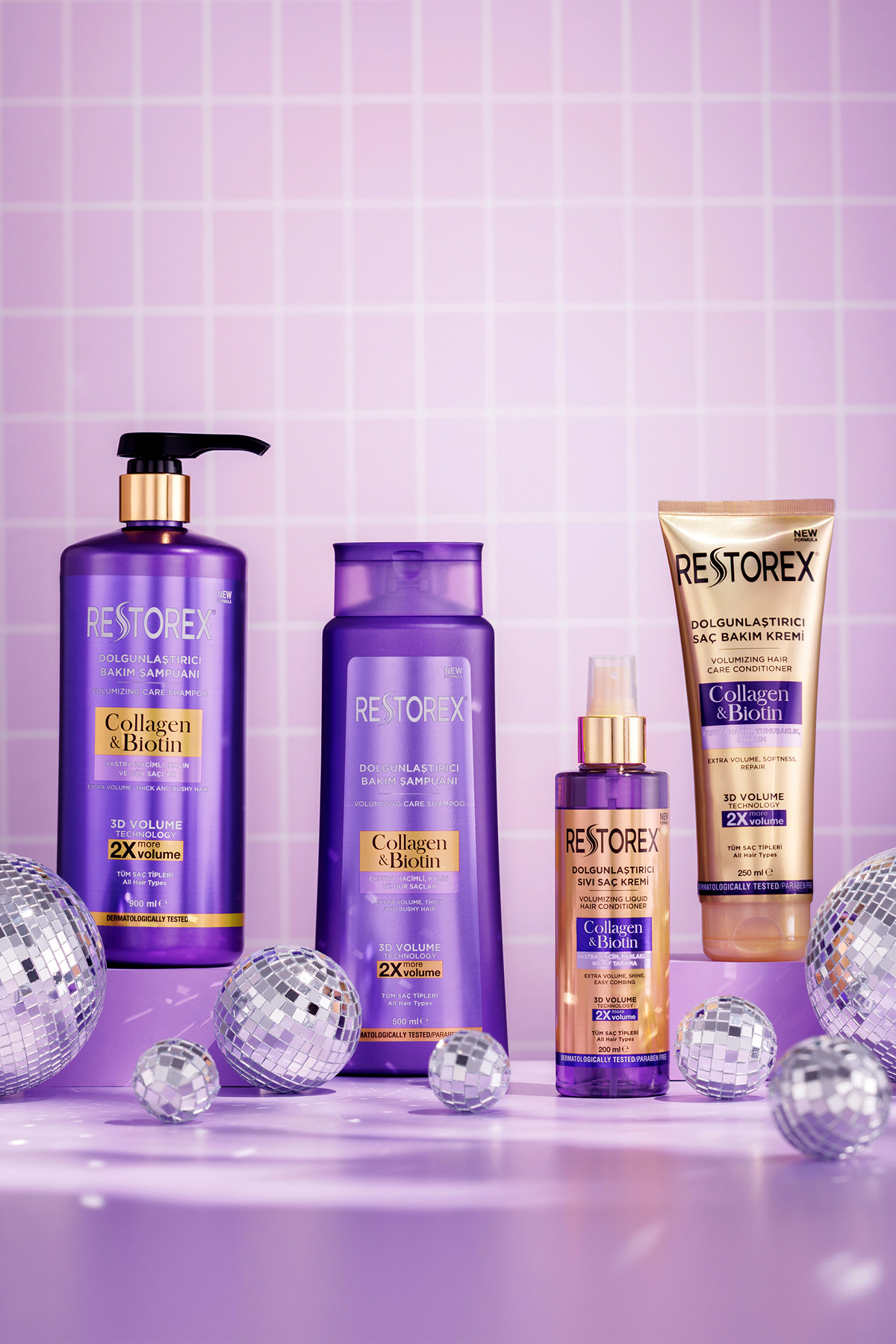 RESTOREX DOLGUNLAŞTIRICI SAÇ BAKIM KREMİ COLLAGEN 250ML-