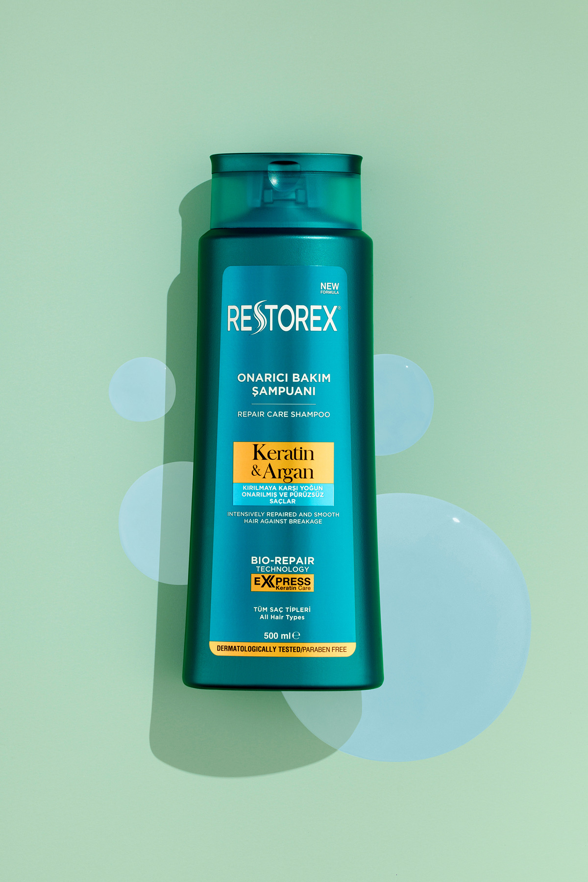 RESTOREX  ONARICI KERATİN ARGAN BAKIM ŞAMPUANI 500ML-