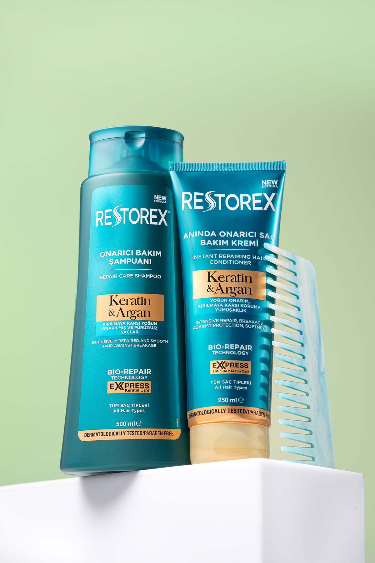 RESTOREX  ONARICI KERATİN ARGAN BAKIM ŞAMPUANI 500ML-