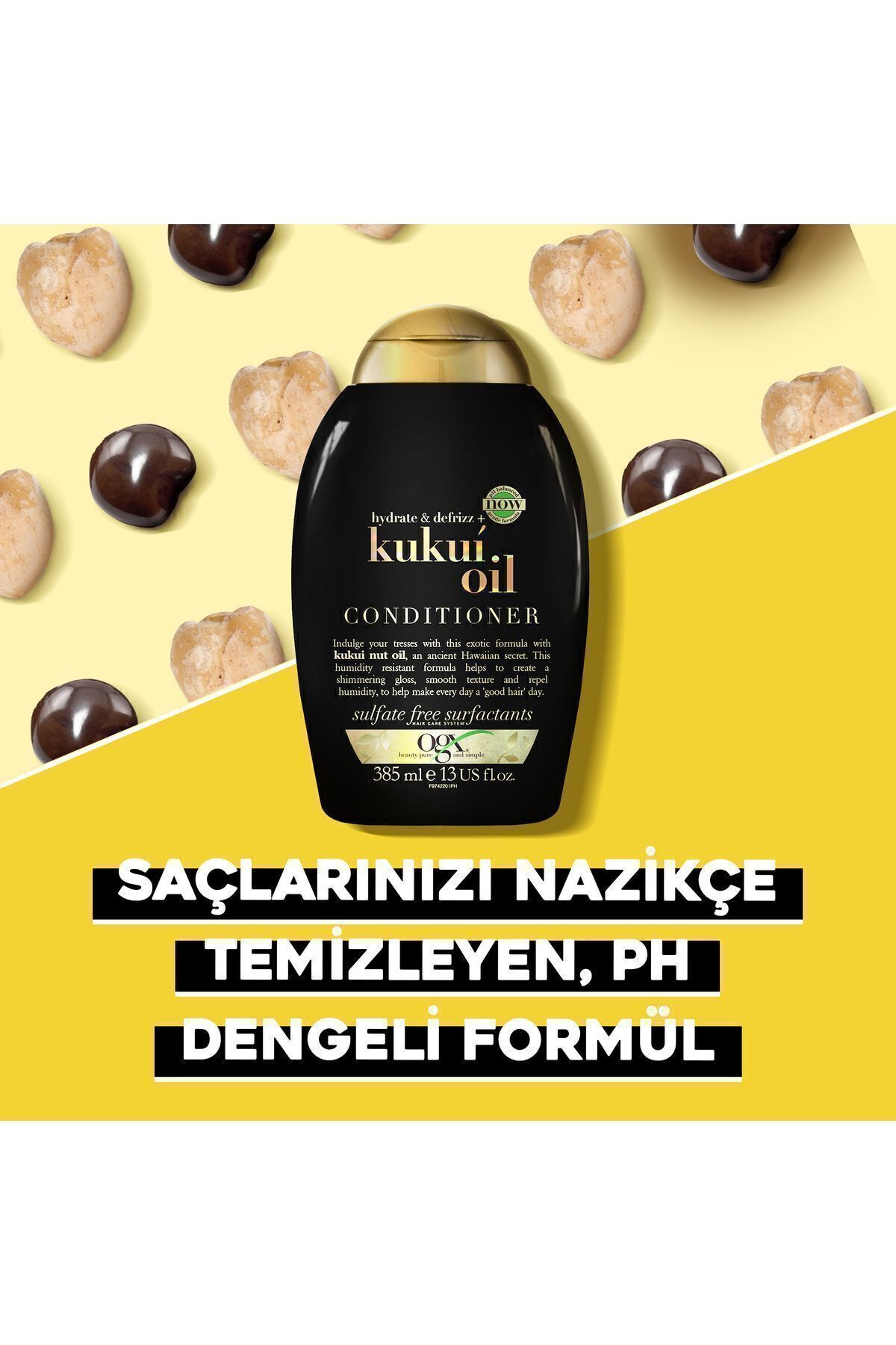 OGX NEM & ELK KARŞITI KUKUİ OİL SÜLFATSIZ BAKIM KR-