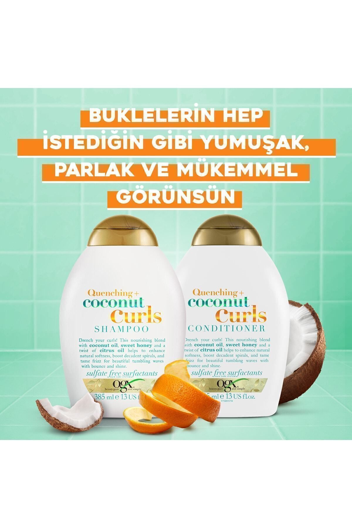 OGX ŞAMPUAN - COCONUT CURLS SHAMPOO 385 ML-