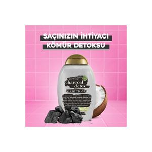 OGX KÖMÜR DETOKSU SÜLFATSIZ SAÇ BAKIM KREMİ 385 ML-