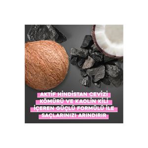 OGX KÖMÜR DETOKSU SÜLFATSIZ SAÇ BAKIM KREMİ 385 ML-