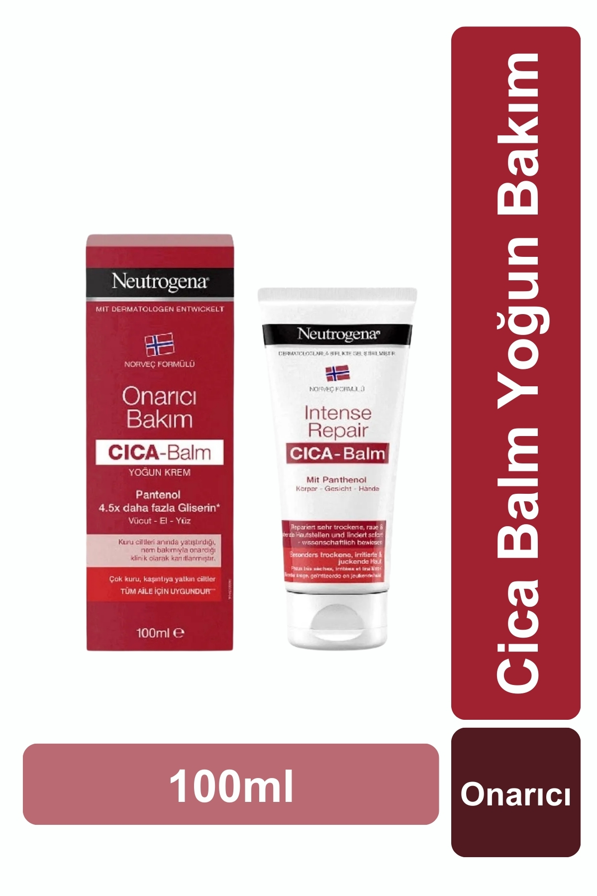 NEUTROGENA ONARICI BAKIM CICA BALM YOĞUN KREM 100 ML-