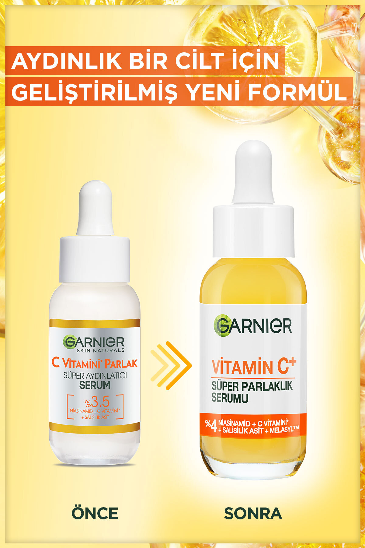 Garnier C Vitamini Parlak Süper Aydcı Serum 30 ml-