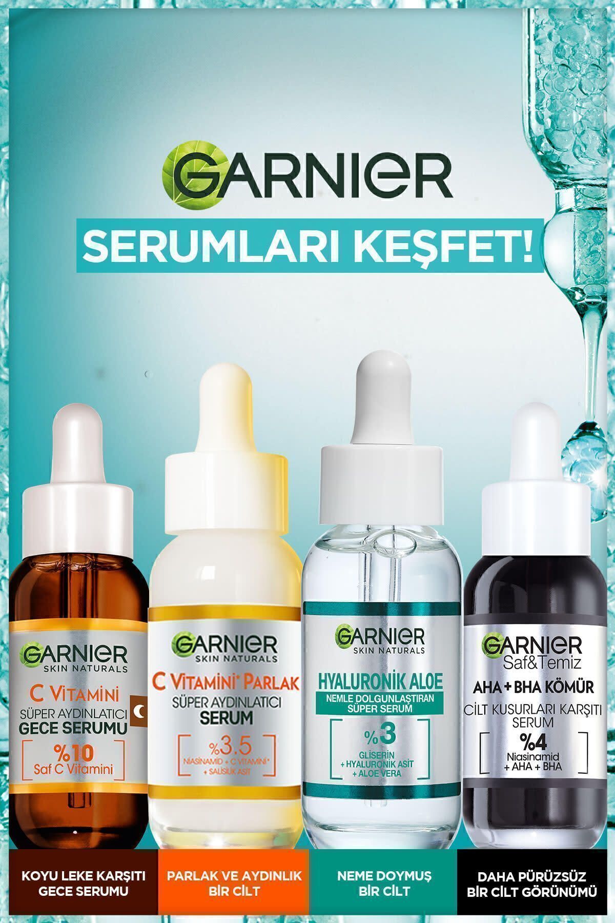 GARNİER HYALURONİK ALOE NEMLE DOLGULAŞTIRAN SÜPER SERUM 30ML-