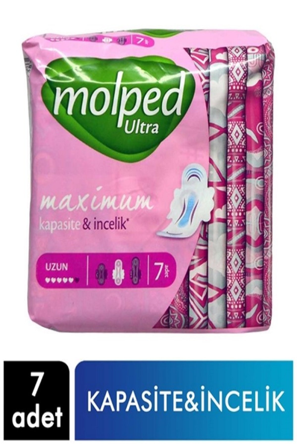 Molped Ultra Kanatlı Uzun Hijyenik Ped 7li-