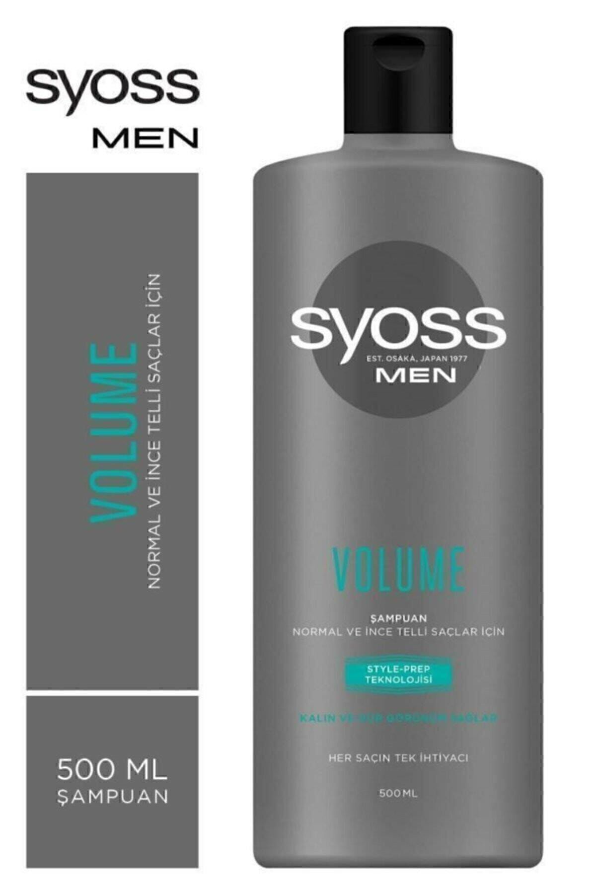 SYOSS MEN KALIN VE GÜR GÖRÜNÜMLÜ SAÇLAR İÇİN ŞAMPUAN 500ML-