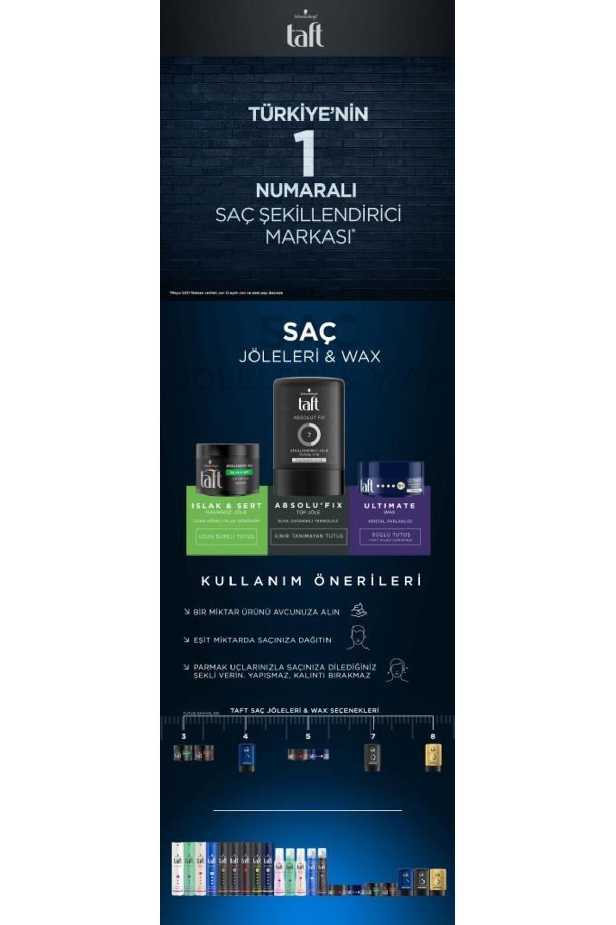 Taft Ultımate Wax 75 ml-