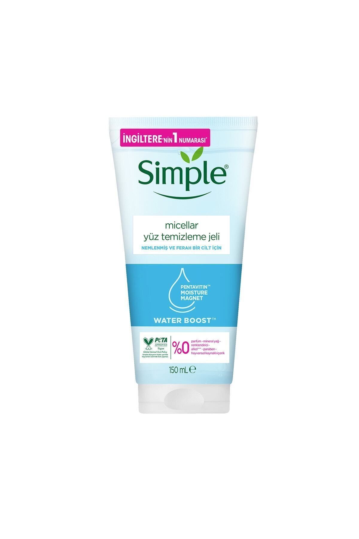 SİMPLE MİCELLAR YÜZ TEMİZLEME JELİ 150 ML-