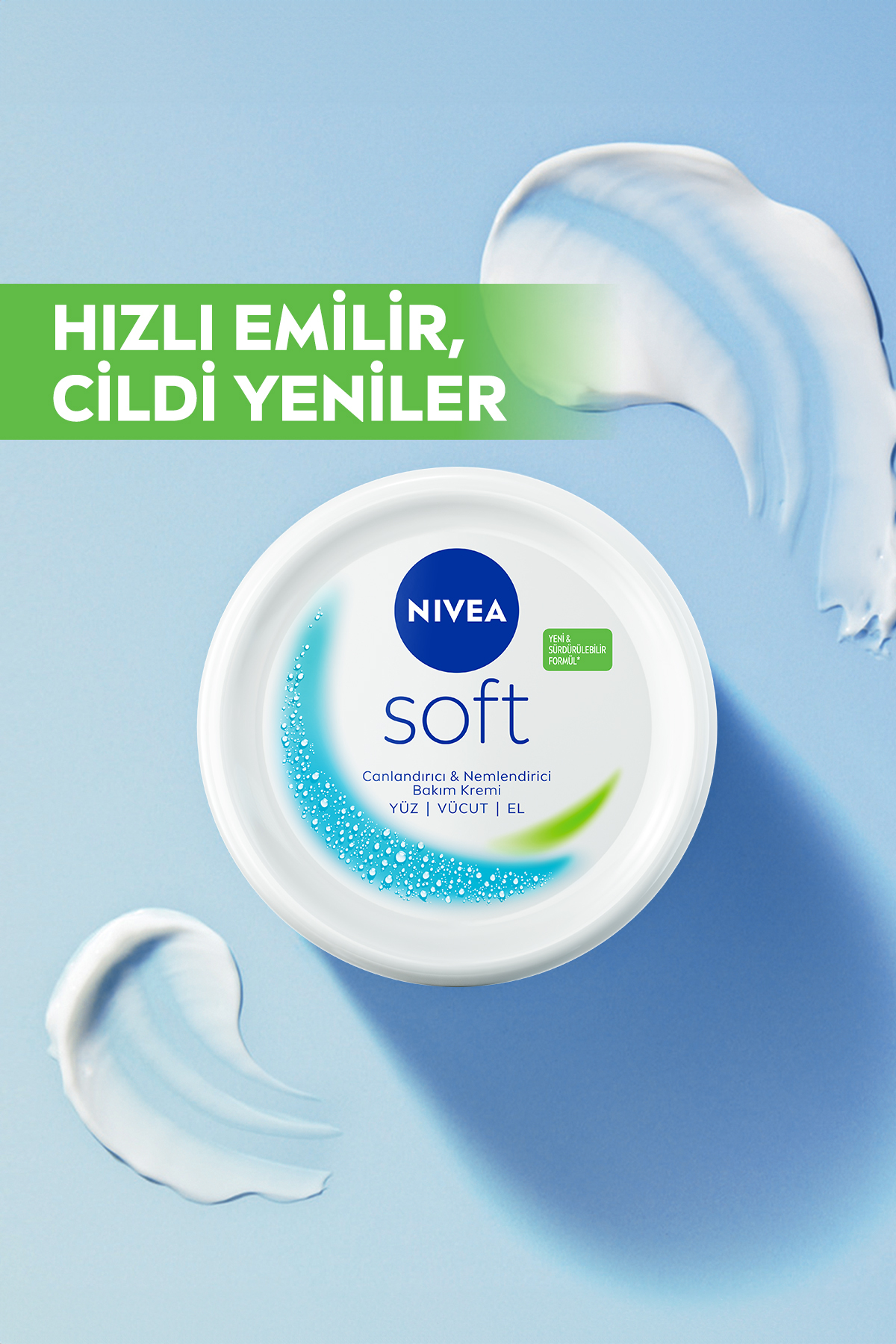 NİVEA SOFT NEMLENDİRİCİ BAKIM KREMİ 300 ML-