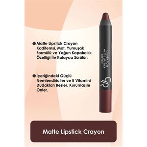 GOLDEN ROSE RUJ MATTE LİPSTİCK CRAYON NO : 01-