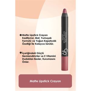 GOLDEN ROSE RUJ MATTE LİPSTİCK CRAYON NO : 12-
