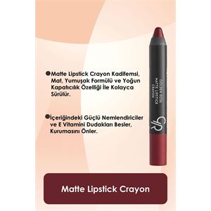 GOLDEN ROSE KALEM RUJ MATTE CRAYON NO:20 LİPSTİCK-