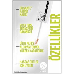 MAYBELLİNE SUPERSTAY ACTİVE WEAR KAPATICI 30 HONEY-