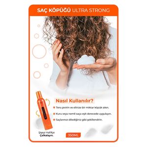 MORFOSE SAÇ KÖPÜĞÜ ULTRA STRONG TURUNCU 350 ml-