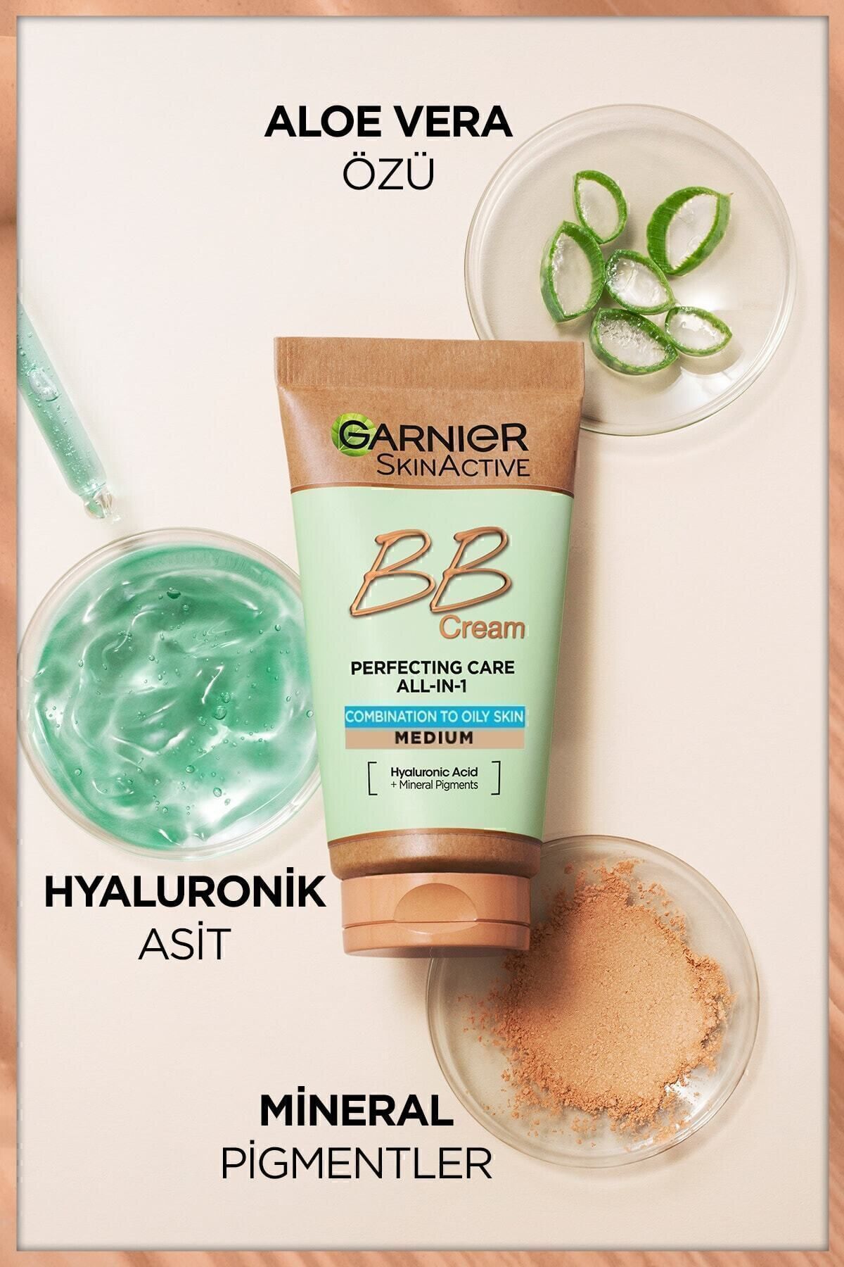 Garnier Karma Yağlı Ciltler  BB Krem Orta Ton 50ml-