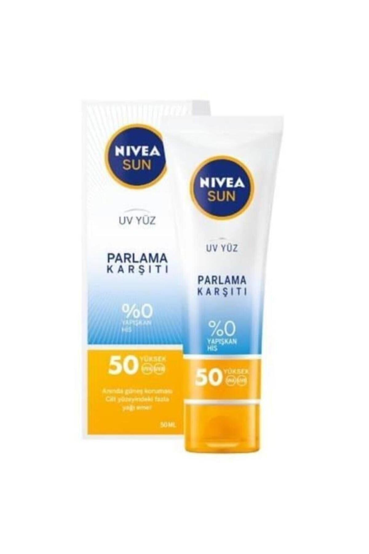 NİVEA GÜNEŞ KREMİ YÜZ PARLAMA KARŞITI SPF50 50ML-