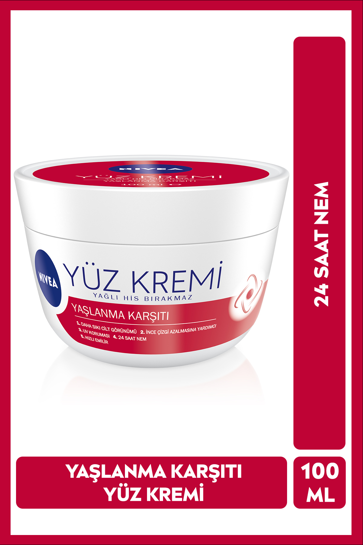 NİVEA YAŞLANMA KARŞITI YÜZ KREMİ 100ML-