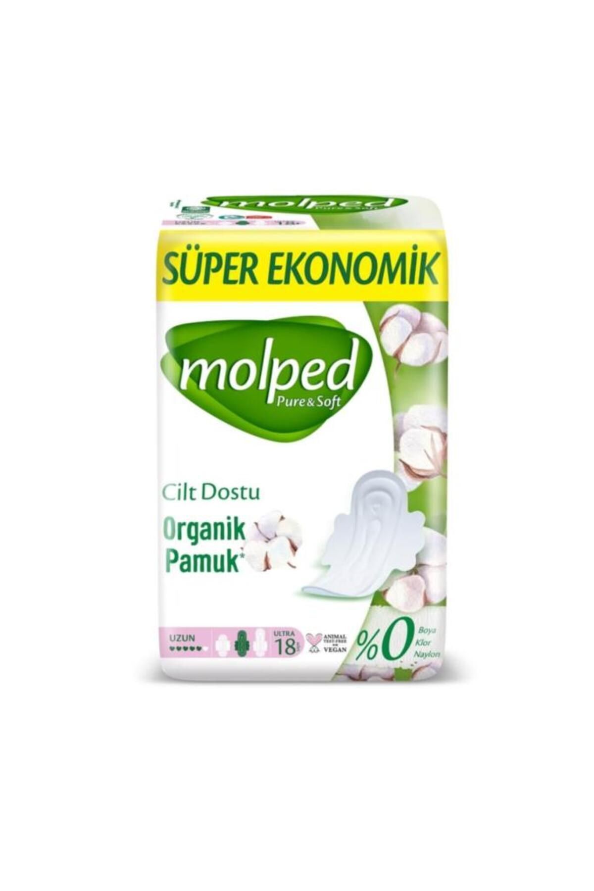 MOLPED PURE&SOFT ULTRA UZUN 18LI HİJYENİK PED-