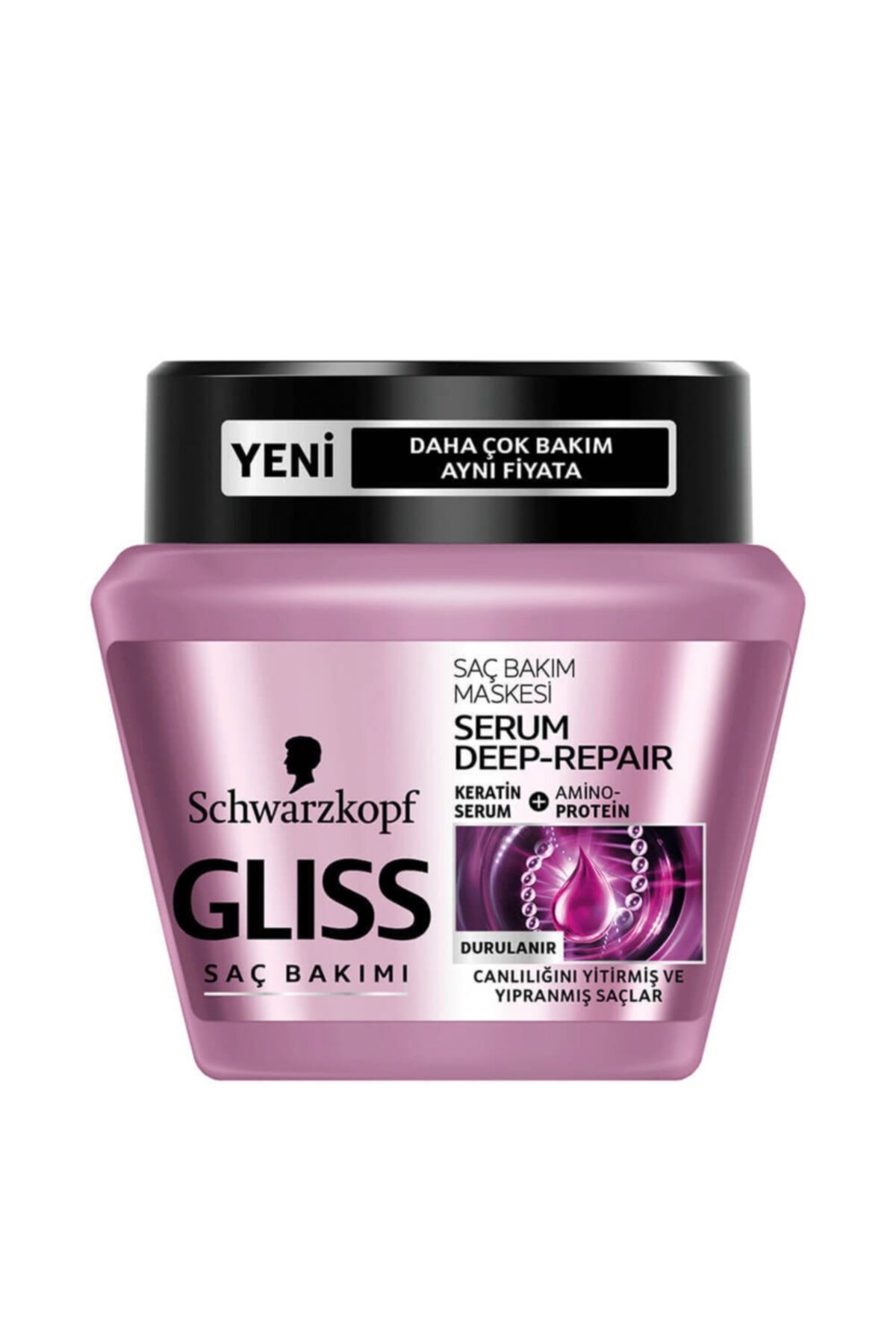 GLİSS SAÇ MASKESİ SERUM ONARICI MASKE 300 ML-