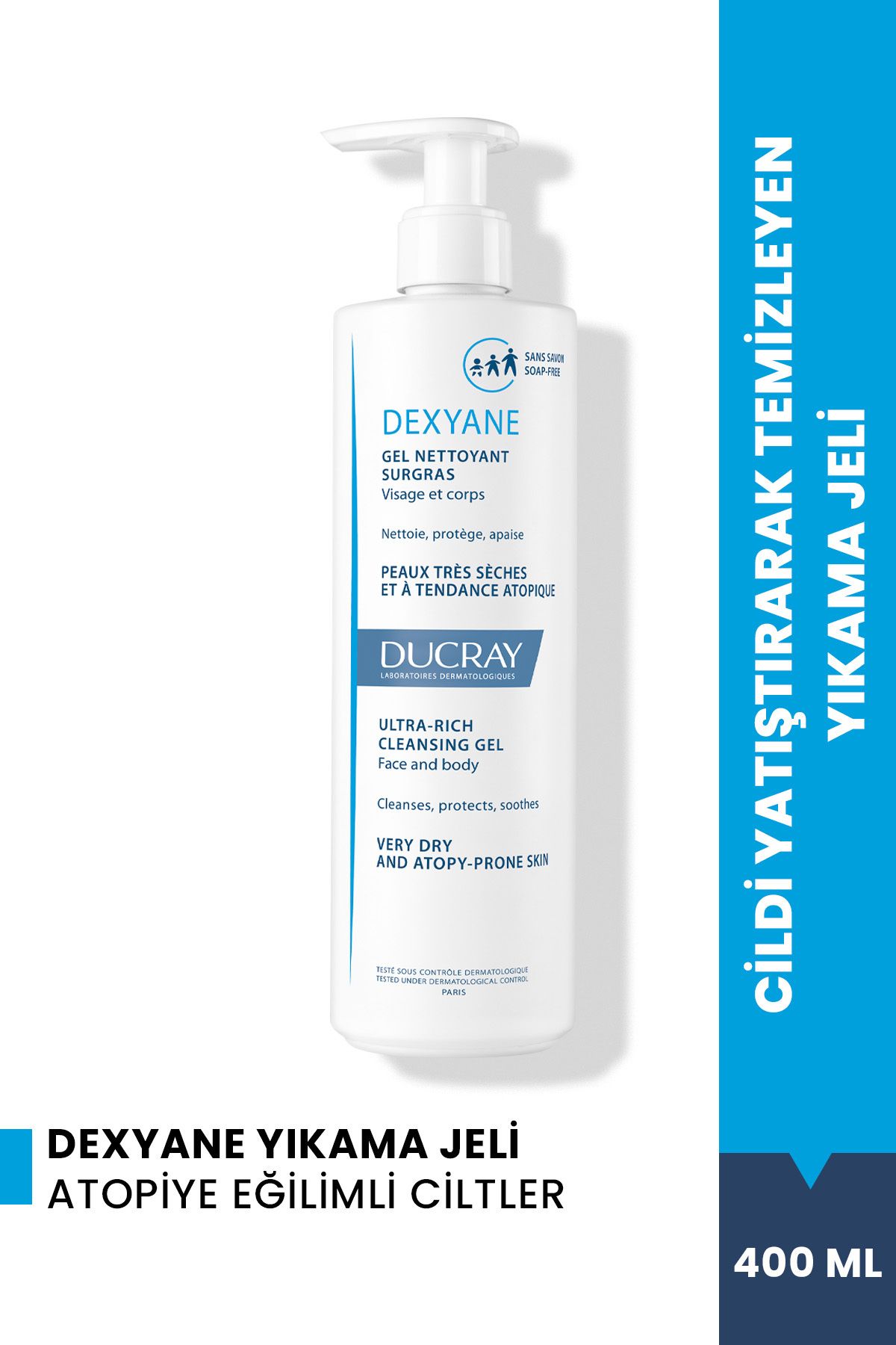 DUCRAY DEXYANE CLEANSİNG GEL 400 ML-