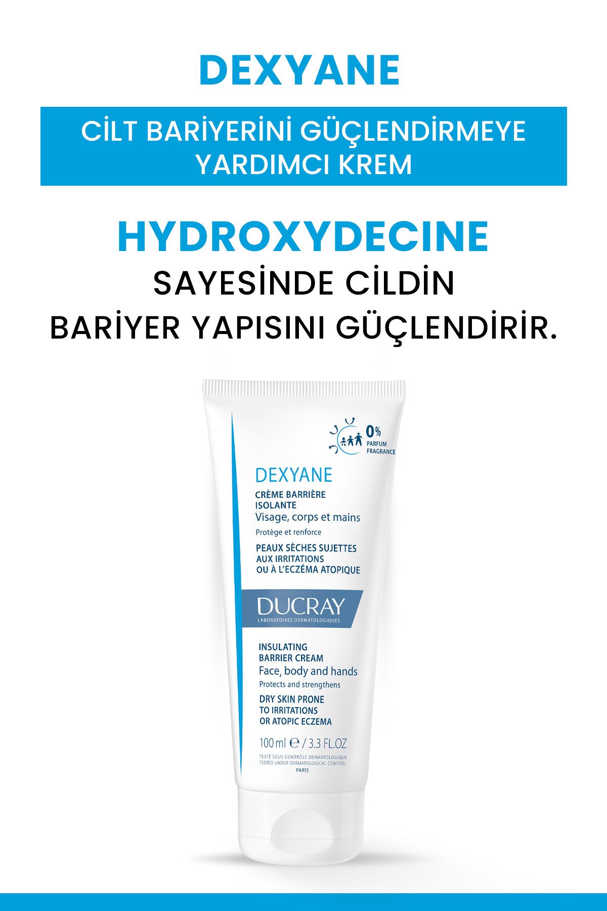 DUCRAY DEXYNE KURU CİLT TPLER NEMLENDİRİCİ KREM 100ML-