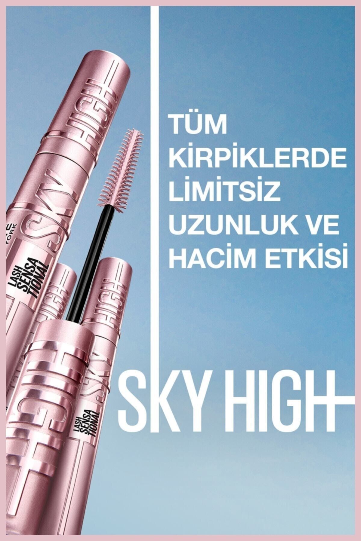 MAYBELLİNE NEWYORK LSH SNSTNL SKYHİGH SUYA DAYANIKLI MASKARA-
