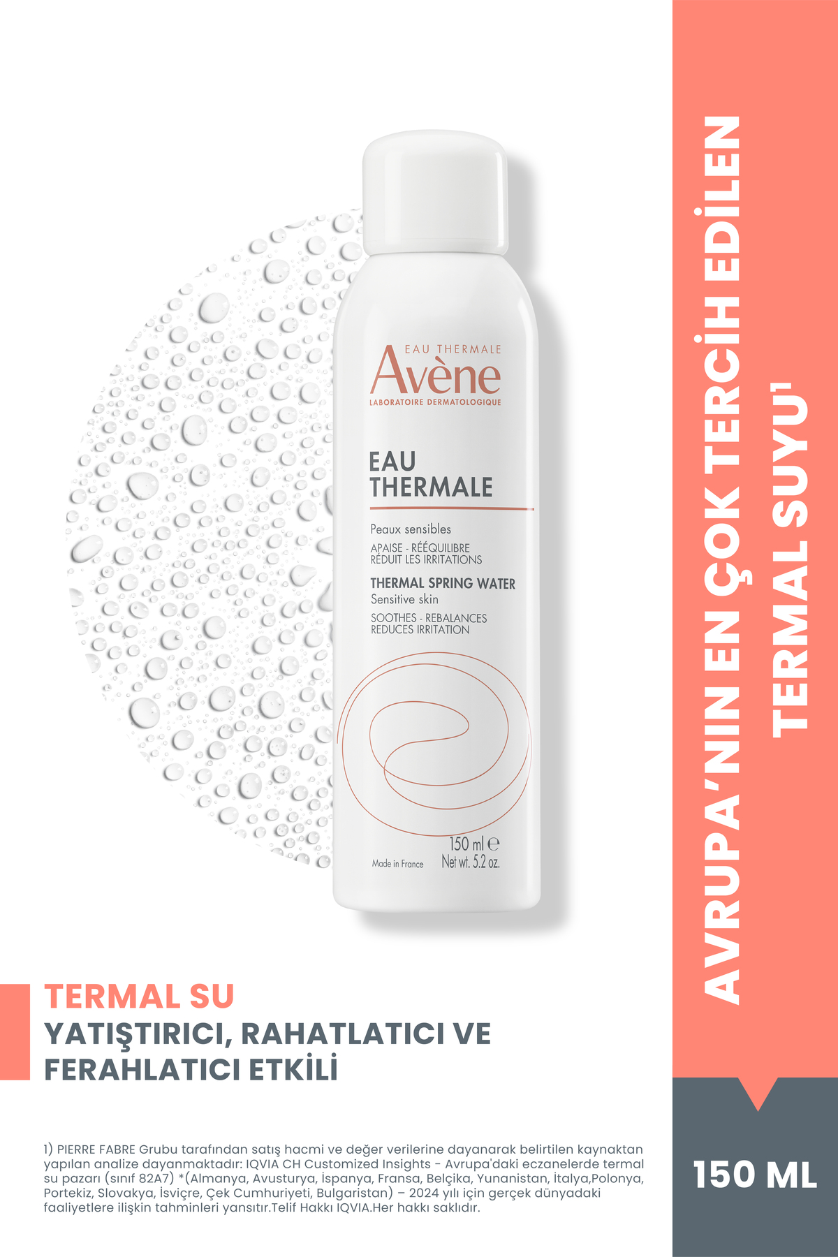 AVENE EAU THERMALE WATER TERMAL SU 150ML-