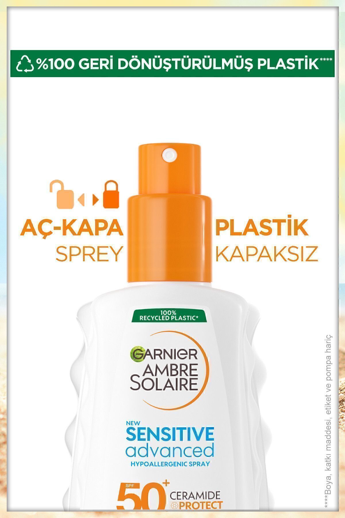 GARNİER AMBRE SENSİTİVE ADVANCED GÜNEŞ SPREY GFK50 200ML-