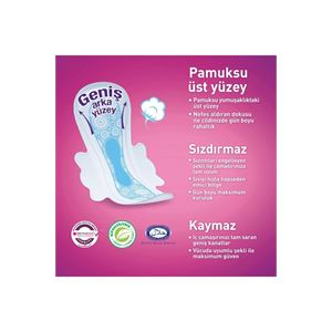 MOLPED ANATOMİK GECE 16LI HİJYENİK PED-