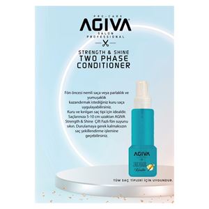 Agiva Çift Fazlı Fön Suyu Keratin 100 ml-