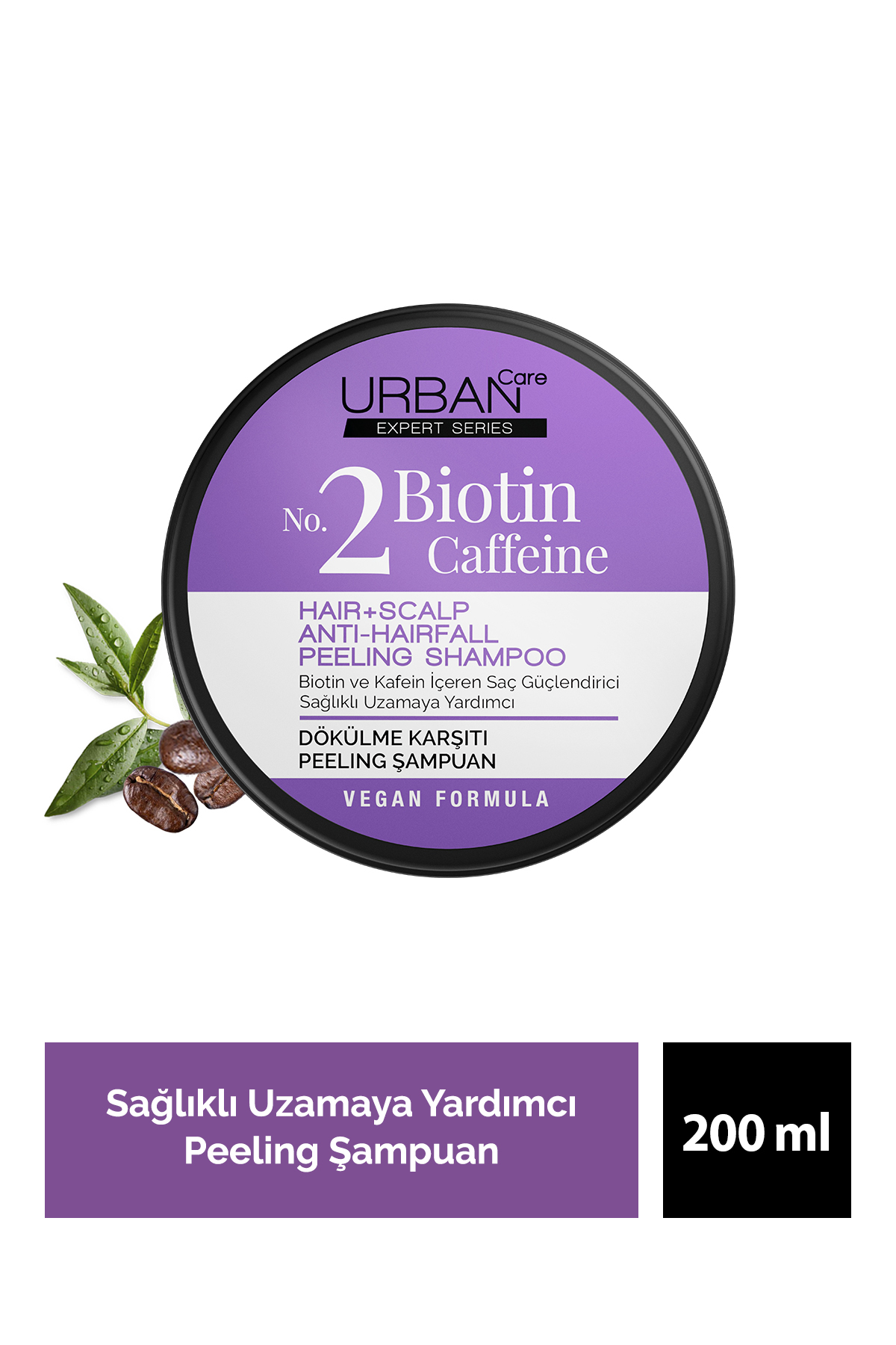 URBAN CARE EXPERT BİOTİN VE KAFEİN PEELİNG ŞAMPUAN 200ML-