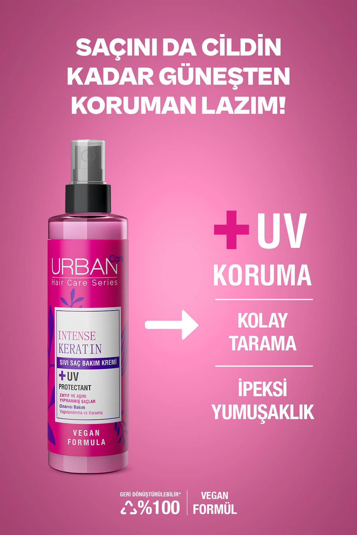URBAN CARE INTENSE KERATİN ÖZEL SIVI SAÇ KREMİ 200ML-
