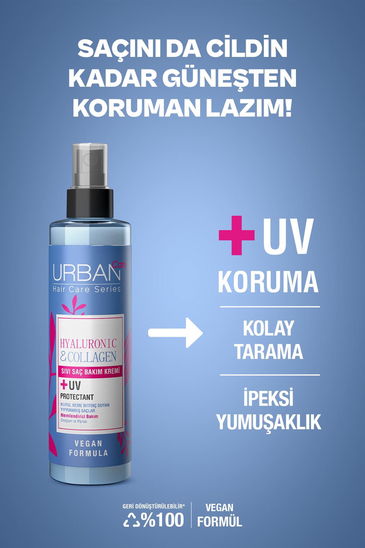 URBAN CARE HYALURONİK ASİT&KOLAJEN SIVI SAÇ BAKIM-
