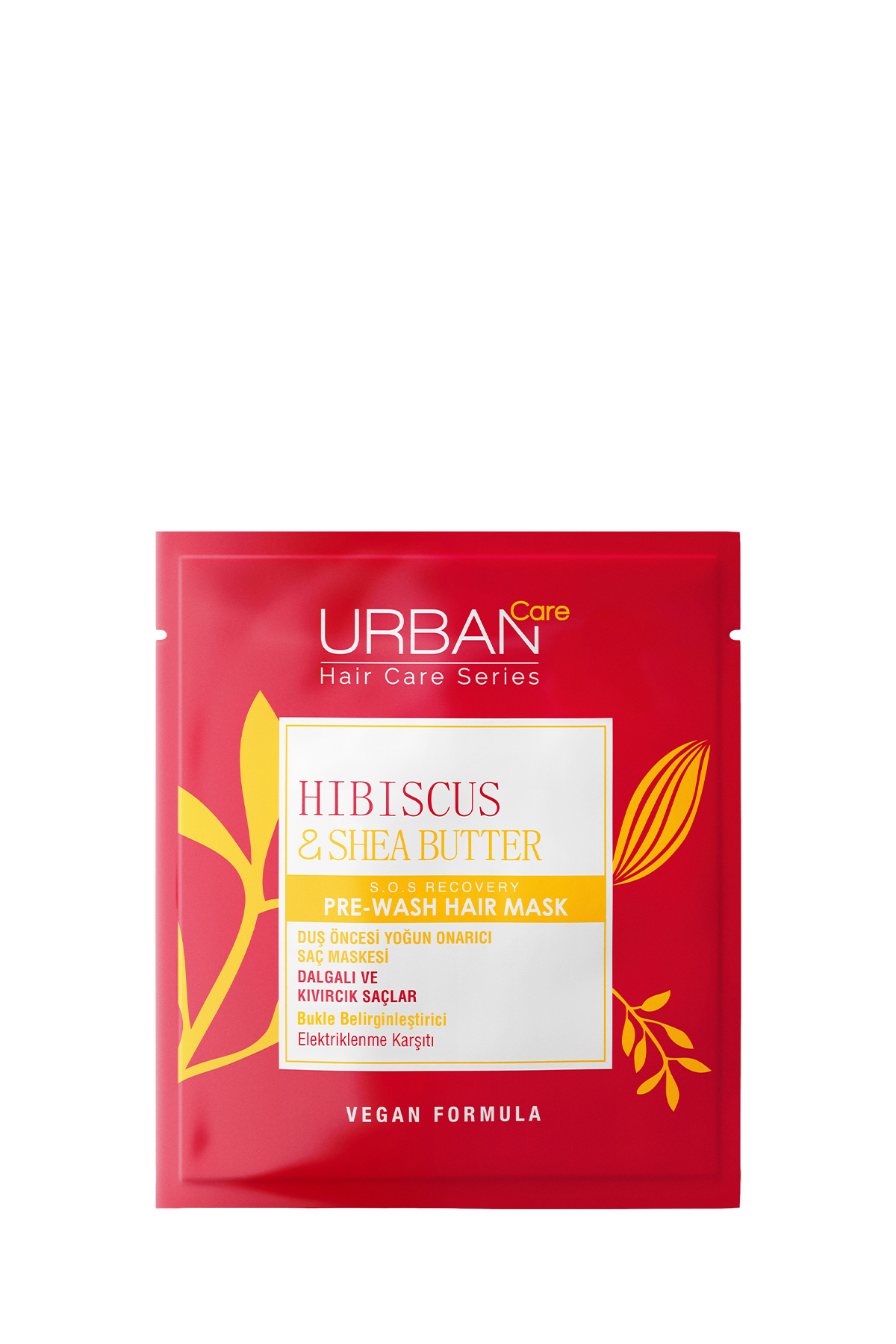 URBANCARE HİBİSCUS&SHEA BUTTER DUŞ ÖNCESİ SAÇ MASKESİ 50ML-