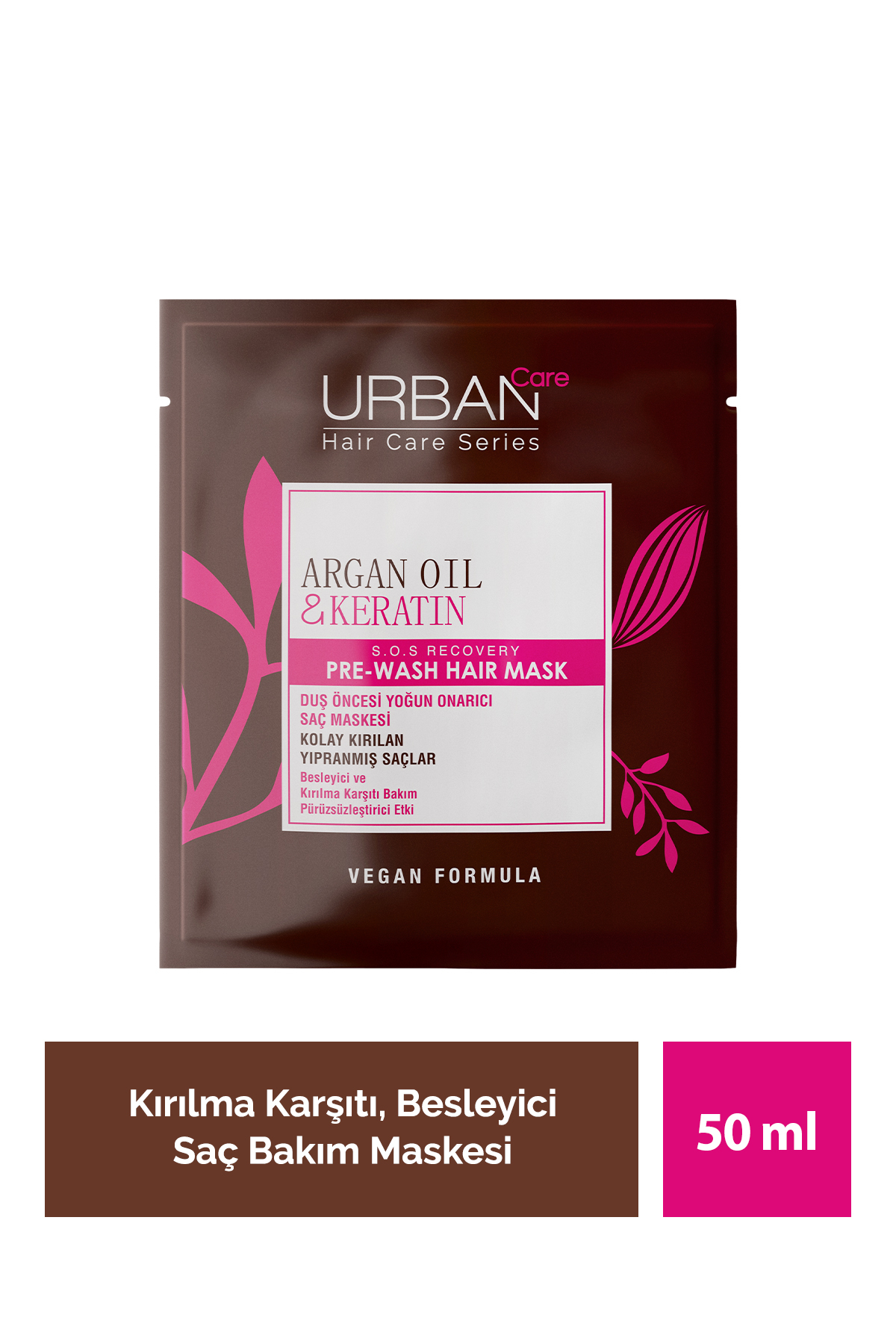 URBAN CARE ARGAN YAĞI&KERATİN DUŞ ÖNCESİ SAÇ BAKIM 50ML-