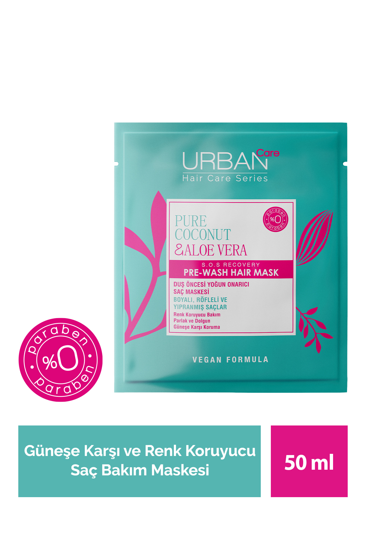 URBAN CARE PURE COCONUT&ALOE VERA DUŞ ÖNCESİ MASKE-
