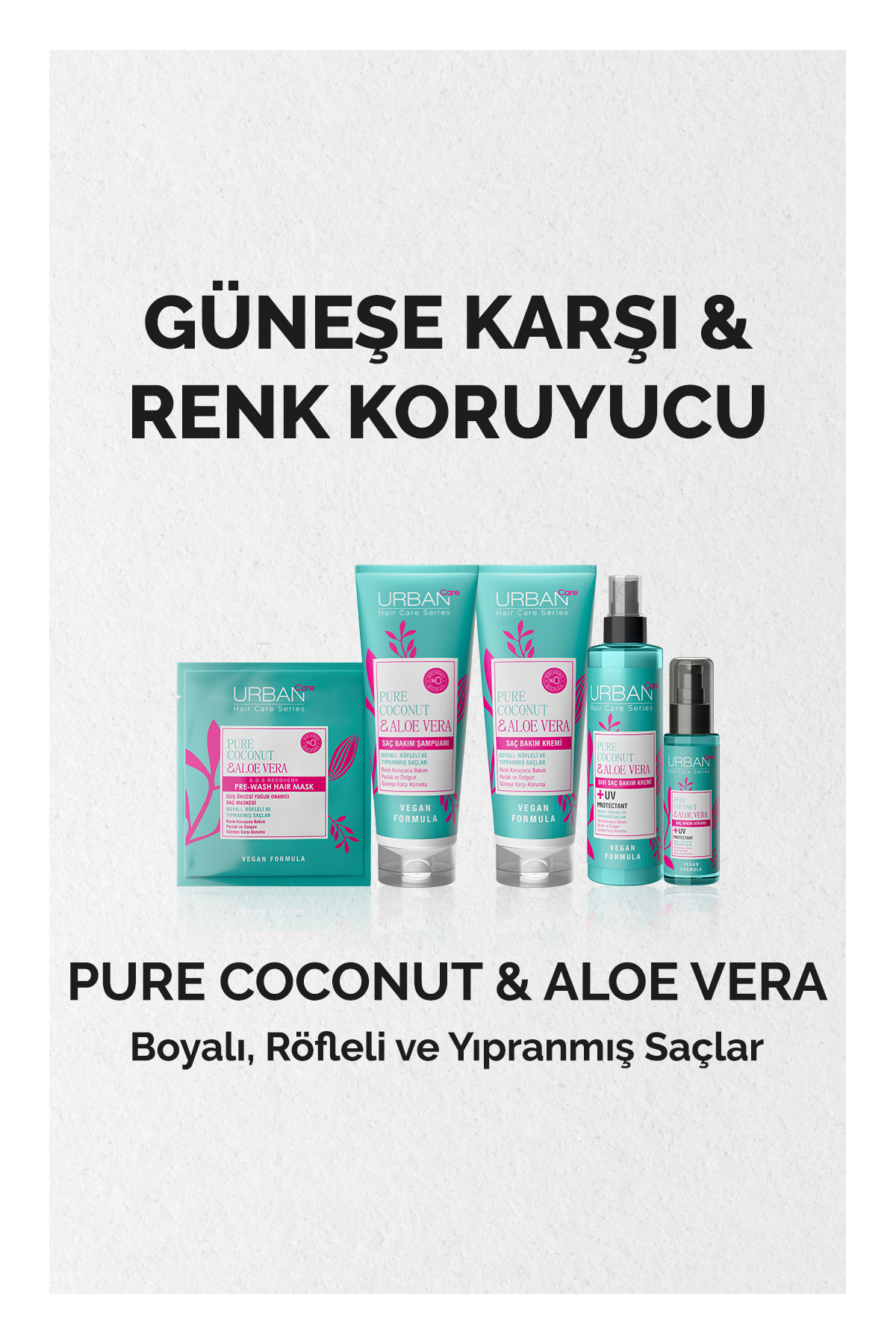 URBAN CARE PURE COCONUT&ALOE VERA DUŞ ÖNCESİ MASKE-